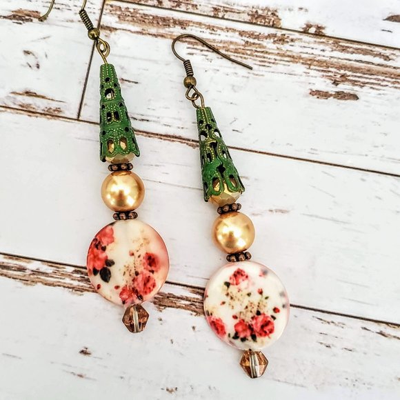 The Girl With Kaleidoscope Eyes Jewelry - Tiffany Boho Earrings